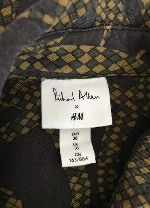 Коллаборация h&m x richard allan, платье рубашка / платье халат, размер 38, укр 44-46-487 фото