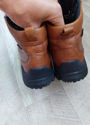 Кожаные ботинки clarks gore-tex, 41 размер, вьетнам6 фото