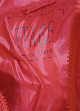 Стильная легкая женская куртка пуховик etage6 фото