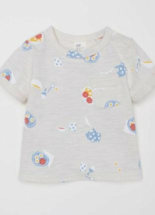 Футболка h&m 4-6 мес