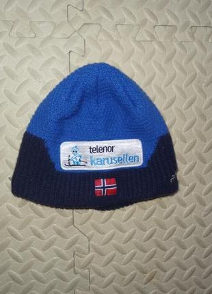 Детская лыжная спортивная шапка