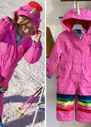Зима ❄️ мембранный комбинезон mini boden,девочка, эдинорог