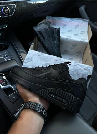 Мужские кроссовки nike air max 90 surplus black8 фото