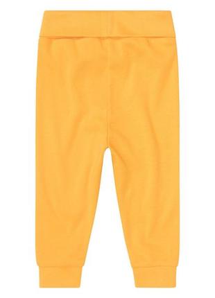 Набір 2 шт дитячих штанів lupilu, розмір 50/56, синій і жовтий3 фото