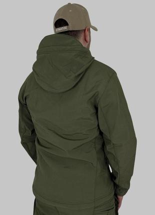 Куртка ultimatum gryphon олива,військова демісезонна тактична куртка софтшелл зсу,куртка військовослужбовців soft shell3 фото