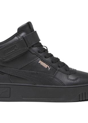 Жіночі хайтопи, високі кросівки puma sneakers carina street, 100% оригінал2 фото