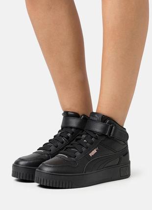 Жіночі хайтопи, високі кросівки puma sneakers carina street, 100% оригінал10 фото