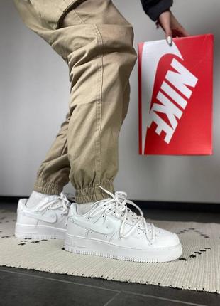 Nike air force 1 low white off shoelaces5 фото
