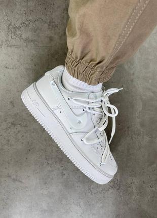Nike air force 1 low white off shoelaces4 фото