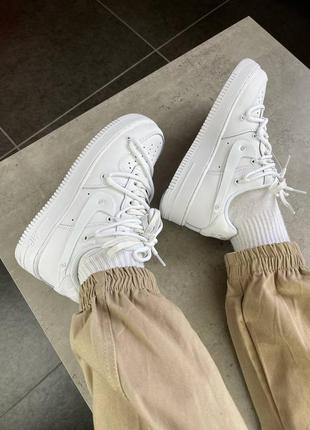 Nike air force 1 low white off shoelaces6 фото