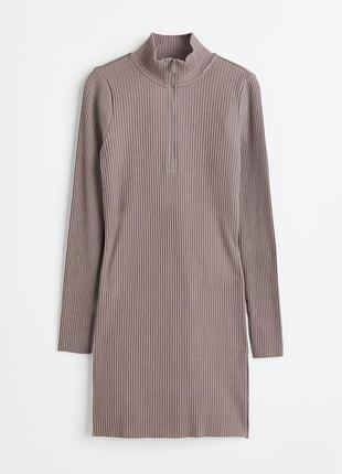 H&m сукня бодікон в рубчик 2