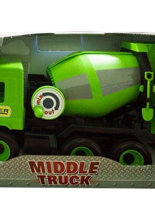 Бетономешалка "middle truck" (зеленая)