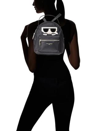 Рюкзак karl lagerfeld amour backpack black nylon