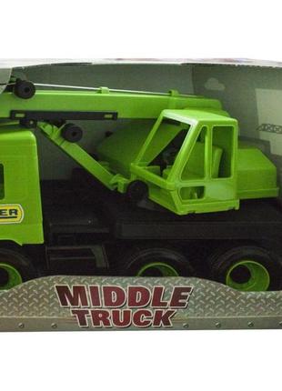 Автокран "middle truck" (зеленый)