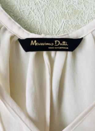 Блузка шовкова massimo dutti5 фото