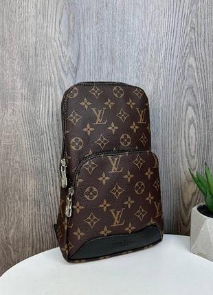 Чоловіча сумка-бананка на груди слінг