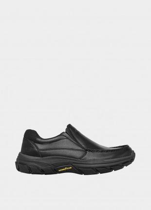 Мокасини skechers relaxed fit: respected - catel модель 204321 blk