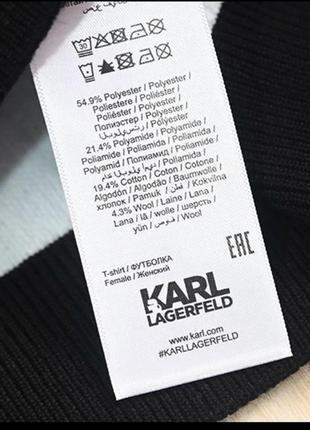 Черный женский свитер с буквами karl lagerfeld2 фото