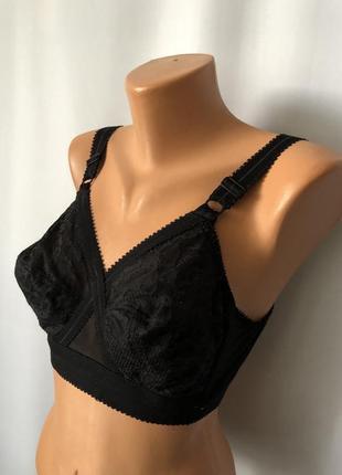Бра ліф куля чорний playtex вінтажний стиль зручний бюстгальтер без поролону широкі...