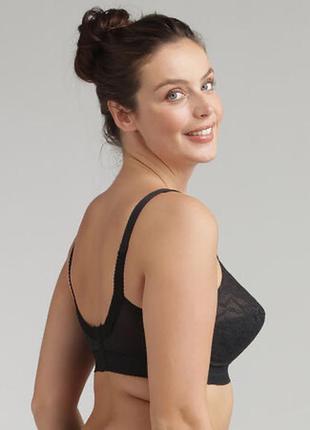 Бра ліф куля чорний playtex вінтажний стиль зручний бюстгальтер без поролону широкі...