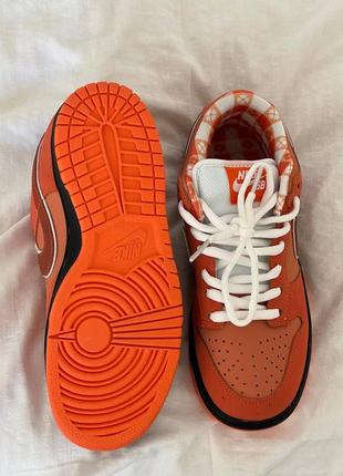 Женские кроссовки nike sb dunk low orange lobster8 фото