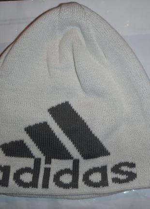 Новая шапка adidas knit logo bean4 фото
