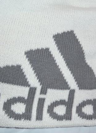 Новая шапка adidas knit logo bean6 фото