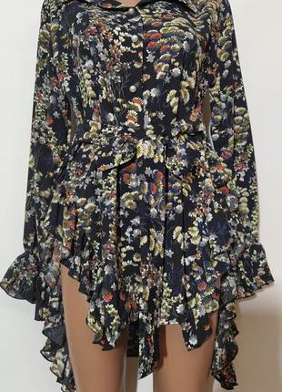 Рубашка из италии с разрезами