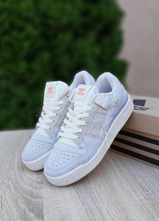 Женские кроссовки adidas forum low grey