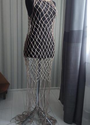 Сукня сітка макраме4 фото
