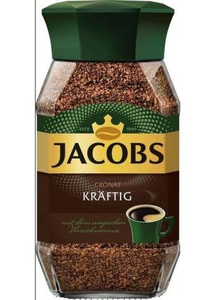 Растворимый кофе jacobs cronat kraftig 190 г