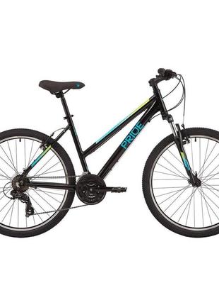 Велосипед жіночий pride stella 6.1 (2021) 26" s чорний