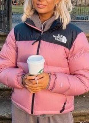 Вкорочена куртка демі з лого tnf/ the north face🔥