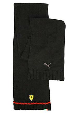 Шарф puma scuderia ferrari unisex knit scarf унисекс оригинал3 фото