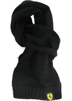 Шарф puma scuderia ferrari unisex knit scarf унисекс оригинал4 фото