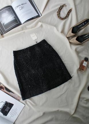 Актуальная брендовая базовая черная юбка от oasis1 фото