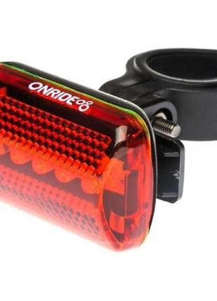 Мигалка задняя велоcипедная onride 302