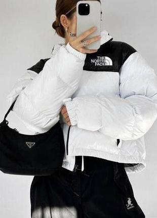 Укороченная куртка деми из лого tnf/ XL / 54🔥