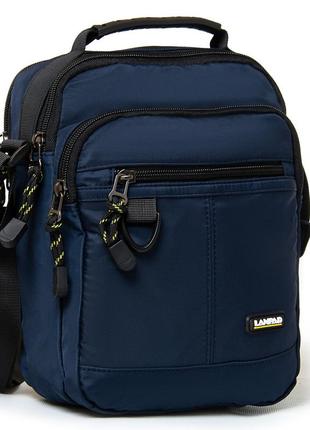 Чоловіча сумка планшет нейлонова lanpad 83018 blue