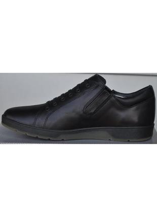 Размер 45 - стелька 30 сантиметров  туфли мужские, баталы из натуральной кожи, черные  maxus 09233 фото