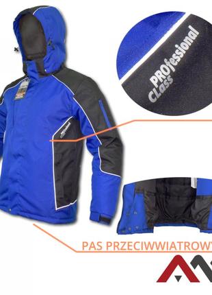 Зимова робоча куртка professional win long blue artmaster польща 3xl