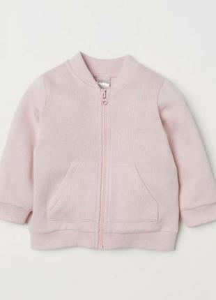 Кофточка h&m 0-2 мес толстовка худи для девочки