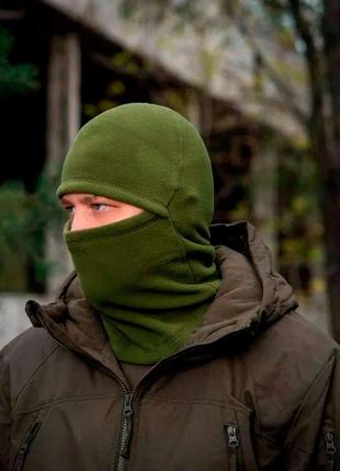 Теплая балаклава зимняя флисовая армейская шапка-балаклава-баф военная шапка-шарф