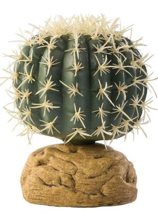 Рослина exoterra barrel cactus для тераріуму на підставці пластик мала арт.рт2980