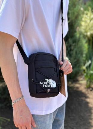 Месенджер the north face, барсетка тнф tnf, сумка через плече чорна чоловіча/підліткова