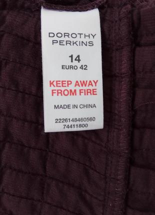 Спідниця вельветовий фіолетова dorothy perkins 14 euro 424 фото