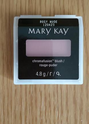 Румяна chromafusion rosy nude розовый нюд мери кей mary kay2 фото