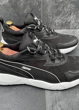 Чоловічі шкіряні кросівки puma6 фото