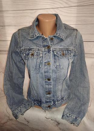 Женский джинсовый пиджак,amisu,42-44