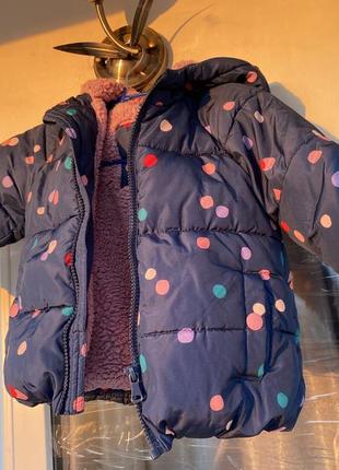 Куртка на дівчинку 2/3 роки m&s9 фото